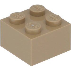 Lego® brique 2x2 3003 - 10 pièces beige foncéVendu parkaufland