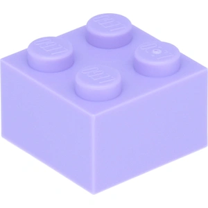 Lego® 2x2 briques 3003 - 100 pièces lavande pas cher