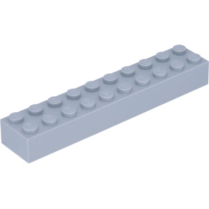 Lego® 2x10 brique 3006 gris clair bleuté 50 pièces pas cher