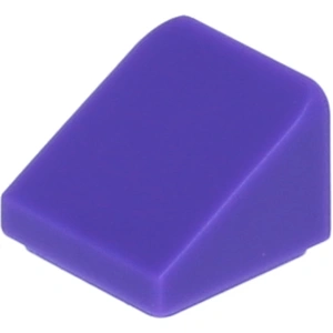 Lego® 1x1 brique inclinée 30° x 1 x 1 x 2/3 54200 - 50 pièces violet f... pas cher