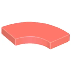 Lego® 2x2 carreaux coin rond 27925 - 1 pièce CoralVendu parkaufland