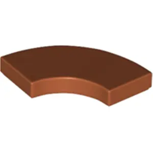 Lego® 2x2 carreaux coin rond 27925 - 1 pièce orange foncé pas cher