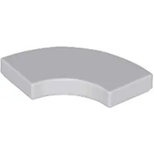 Lego® 2x2 carreaux coin rond 27925 - 10 pièces gris bleuté clair pas cher