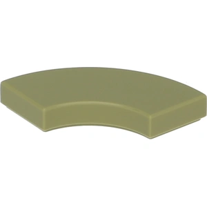 Lego® 2x2 carreaux coin rond 27925 - 1 pièce vert olive pas cher