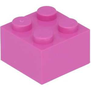 Lego® brique 2x2 3003 - 50 pièces rose foncé pas cher