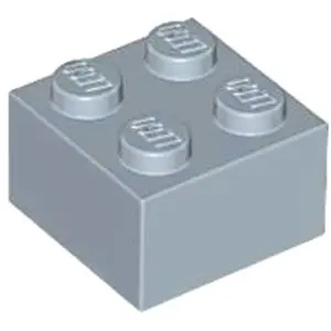 Lego® brique 2x2 3003 - 1 pièce bleu sable pas cher
