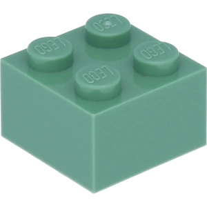 Lego® brique 2x2 3003 - 1 pièce vert sable