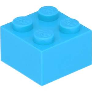 Lego® 2x2 brique 3003 - 1 pièce bleu azur moyenVendu parkaufland