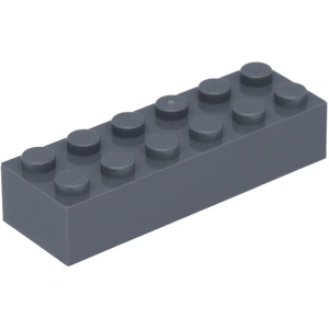 Lego® 2x6 brique 2456 - 10 pièces gris bleuté foncéVendu parkaufland