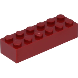 Lego® 2x6 brique 2456 - 100 pièces rouge foncéVendu parkaufland