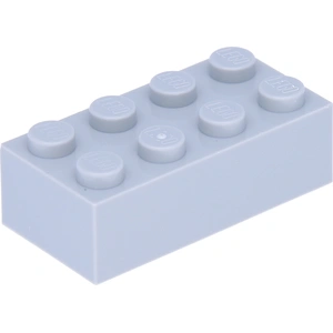 Lego® brique 2x4 3001 - 50 pièces gris bleuté clair pas cher