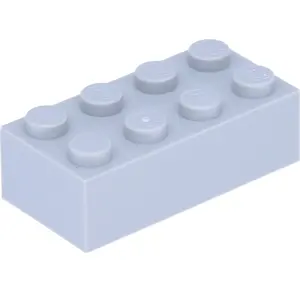 Lego® brique 2x4 3001 - 250 pièces gris bleuté clair pas cher