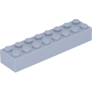 Lego® 2x8 brique 3007 - 10 pièces gris bleuté clair pas cher