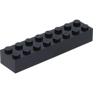 Lego® brique 2x8 3007 - 100 pièces noir pas cher