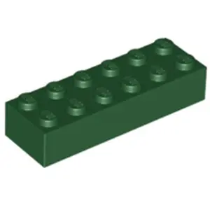 Lego® 2x6 brique 2456 - 1 pièce vert foncéVendu parkaufland