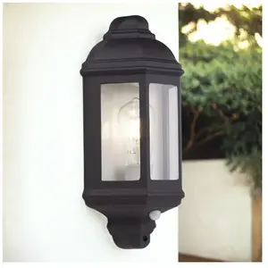 Applique d'extérieur avec détecteur de mouvement verre aluminium h : 3...Vendu paramazon