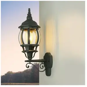 Licht-erlebnisse - Applique extérieure rustique murale E27 gris h : 54...