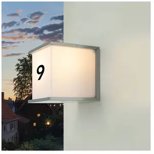Licht-erlebnisse - Lampe d'extérieur murale aluminium E27 IP54 16,5 cm...