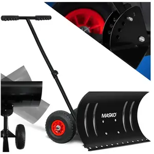 MASKO® Pelle à neige sur roues réglable en hauteur - 5 hauteurs réglab... pas cher