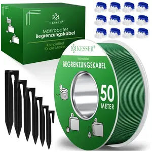 KESSER® Câble périphérique + piquet + connecteur de câble pour tondeus... pas cher