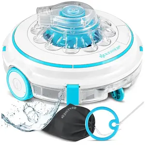 Kesser - Robot de piscine, Nettoyeur de piscine Batterie Aqua-9000 ave... pas cher