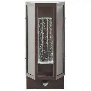 Comparateur de prix : Applique murale à LED d'extérieur marron FRUID