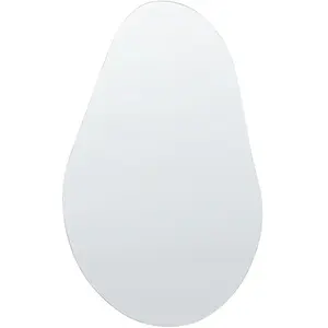 BELIANI Miroir aubagne 40 cm 65 cm argenté 378003 pas cher