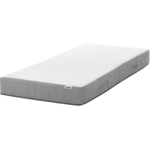BELIANI Matelas à ressorts ensachés avec housse amovible ferme 90 x 20... pas cher