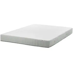 Beliani Matelas en tissu blanc 160x200 pas cher