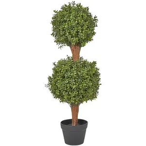 Comparateur de prix : Plante artificielle buxus ball tree vert 449325
