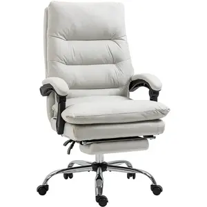 Vinsetto Chaise de Bureau avec Massage, Fonction de Chauffage, Inclina... pas cher