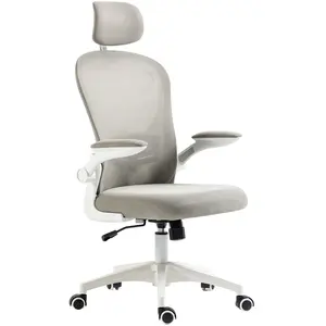 Vinsetto Fauteuil de bureau, appuie-tête pivotant, réglable en hauteur... pas cher