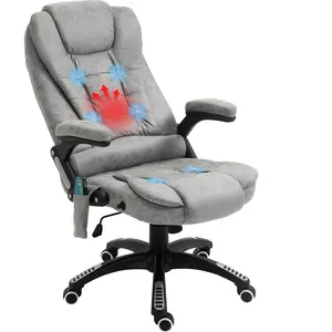 Vinsetto Fauteuil de direction avec fonction de massage et chauffage, ... pas cher