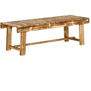 Outsunny Banc de Jardin, Banquette pour 2 Personnes, Rustique, 110 x 3...Vendu paraosom