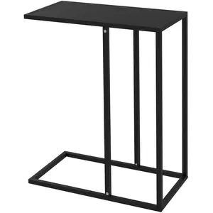 HOMCOM Table d'Appoint pour Ordinateur Portable, Table Basse en Forme ... pas cher