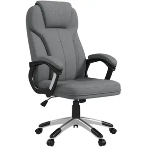 Vinsetto Chaise de Bureau Chaise de Bureau Fauteuil de Direction, régl... pas cher