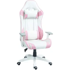 HOMCOM Chaise de jeu, design Racing, inclinable, réglable en hauteur, ... pas cher