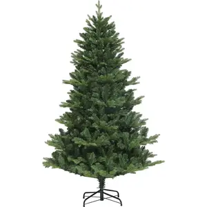 HOMCOM Sapin de Noël artificiel, 180 cm de sapin de Noël avec 818 poin... pas cher