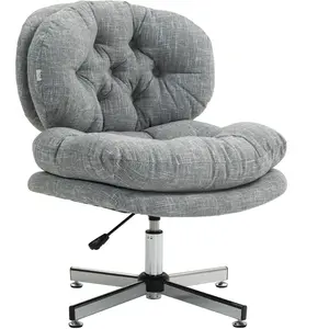 HOMCOM Chaise de bureau sans accoudoirs, chaise de bureau confortable ... pas cher