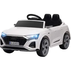AIYAPLAY Véhicule Électrique pour Enfants, 12V Audi Q8, 3-5 km/h, Télé... pas cher