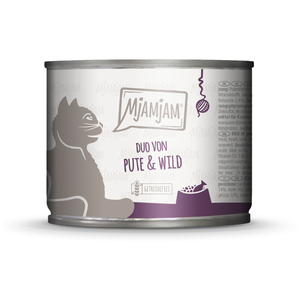 MjAMjAM duo 6 x 200 g - dinde & gibier pas cher