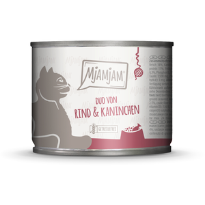 MjAMjAM duo 6 x 200 g - boeuf & lapin pas cher