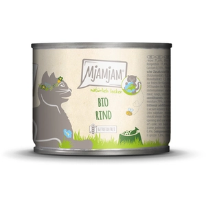 6x 200 g MP MjAMjAM Natürlich Lecker BIO boeuf nourriture humide pour ... pas cher