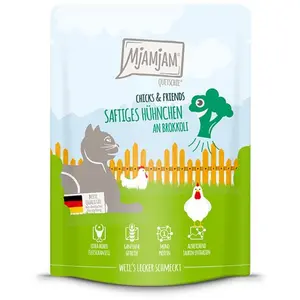 MjAMjAM 12 x 125 g - Chicks & Friends - poulet juteux accompagné de b... pas cher
