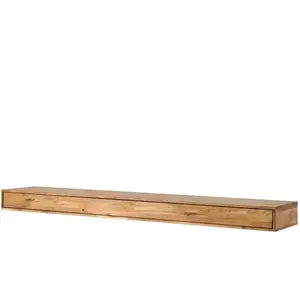 Massivmoebel24.de Meuble TV en bois de Chêne 235x43x17 naturel huilé WIEN 216 pas cher