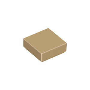 LEGO® 1x1 Carreau Beige Foncé (Dark Tan) 1 pièce