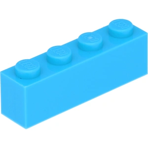 250 pièces LEGO, pièce c. 3010 en bleu cyan moyen pas cher