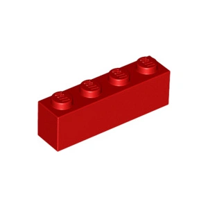 LEGO® 1x4 brique rouge (Red) 1 pièceVendu parkaufland