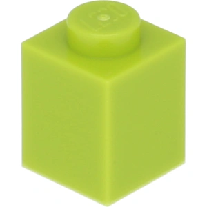 LEGO® 1x1 brique citron vert (Lime) 50 pièces