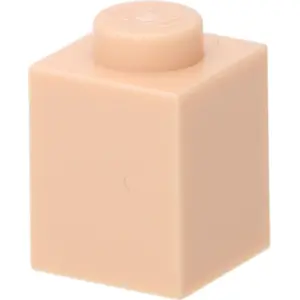 LEGO® 1x1 brique nougat clair (Light Nougat) 25 pièces pas cher